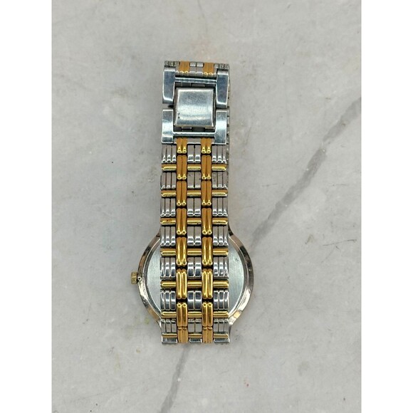 Vintage 1986 Men's Citizen Black Dial Lattice Hobnail Calendar Watch 5510-H01083 - Picture 11 of 13